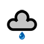 cloudy with light rain